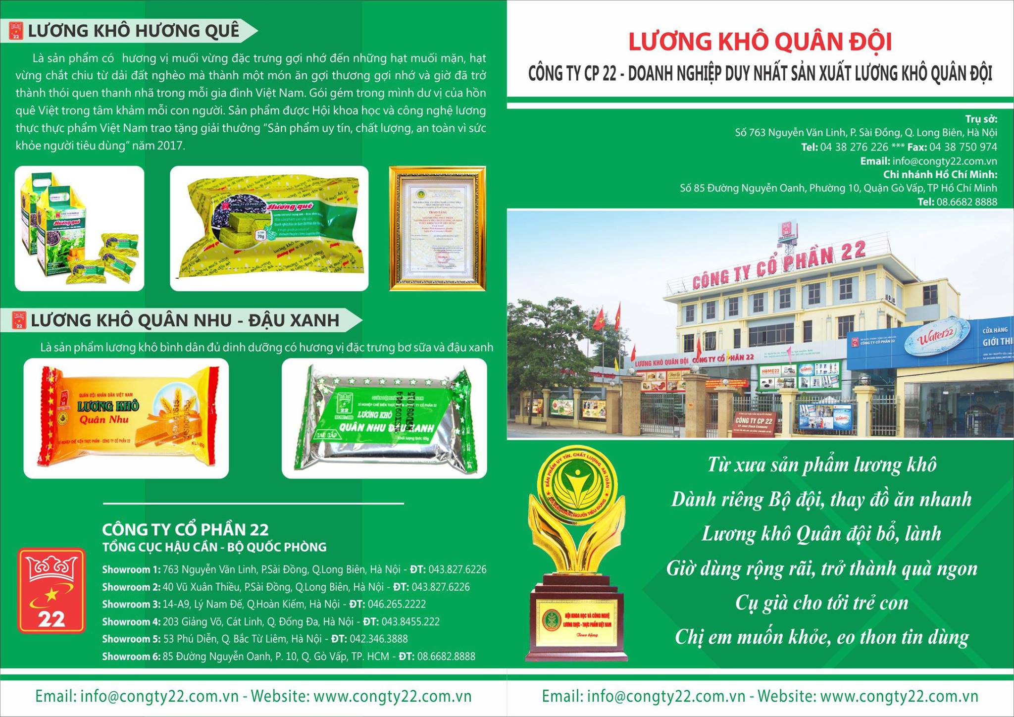 Trụ sở và showroom Công ty Cổ phần 22