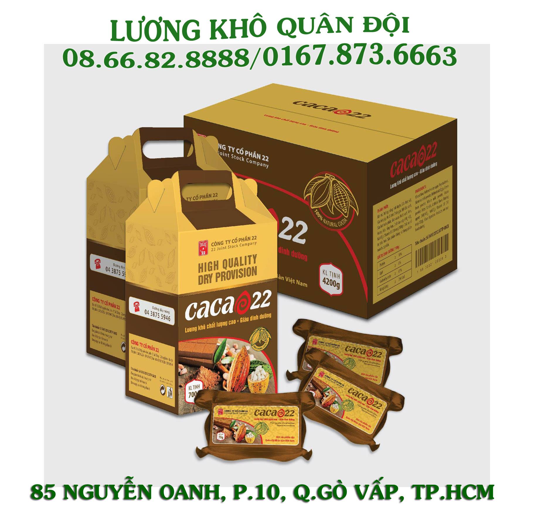 Lương khô Cacao 22