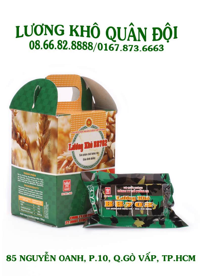 Lương khô Bộ binh BB702